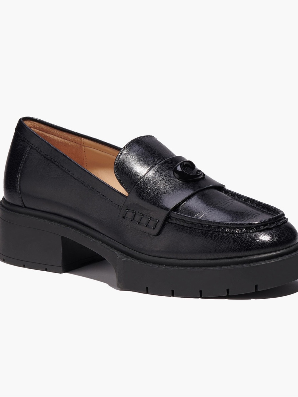 Coach platform loafer